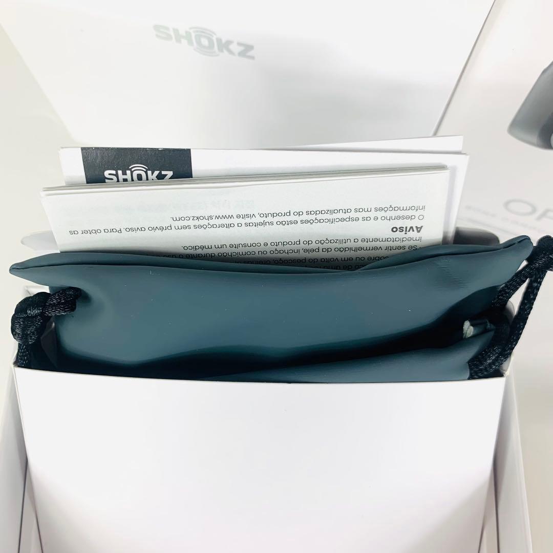 【美品】Shokz OpenRun 骨伝導イヤホン ブラック｜付属品完備