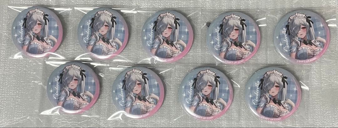 勝利の女神 NIKKE andGALLERY コラボカフェ シンデレラ 缶バッジ