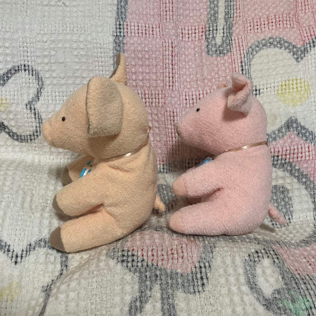 モンスイユ　ブタ　ショコラ　ぬいぐるみ　2こセット　バラ売り不可　中古品