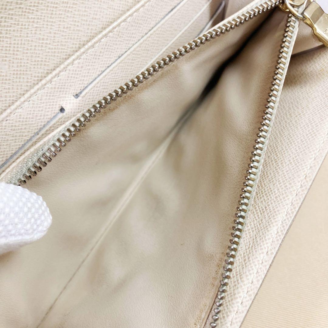 【美品】ルイヴィトン ☆ポルトフォイユサラ ダミエ アズール 長財布