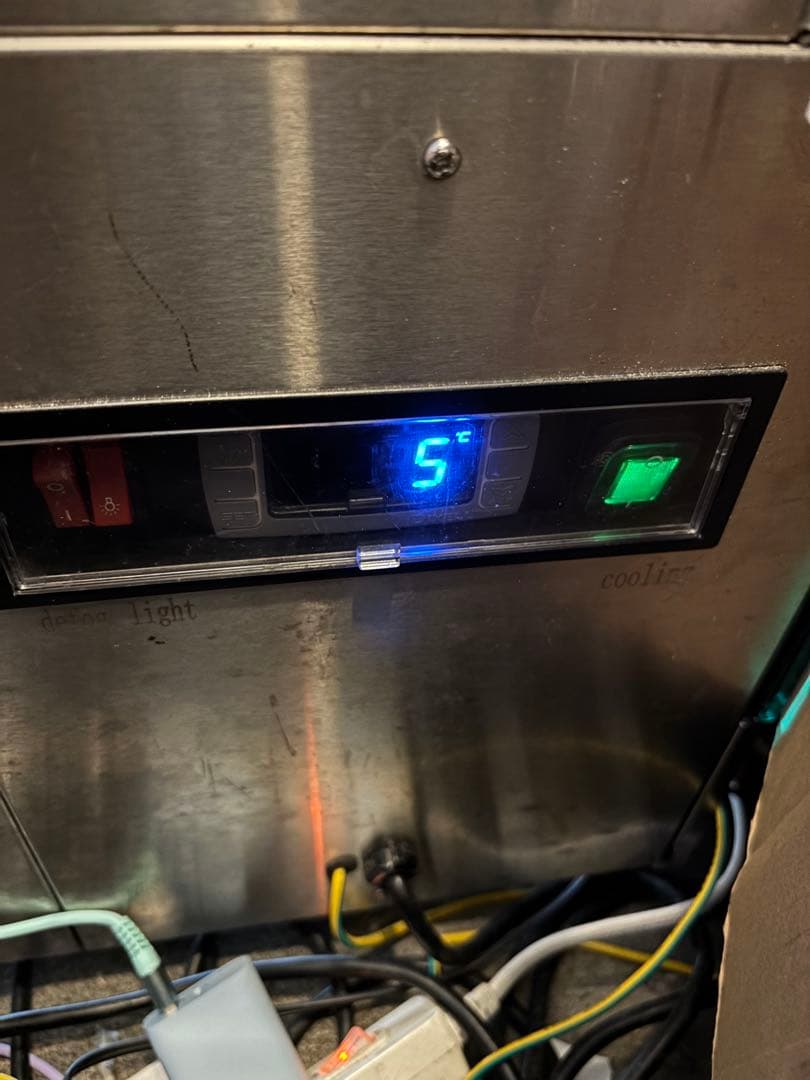 【さくら】RITS-257T 対面冷蔵ショーケース 257L キャスター付