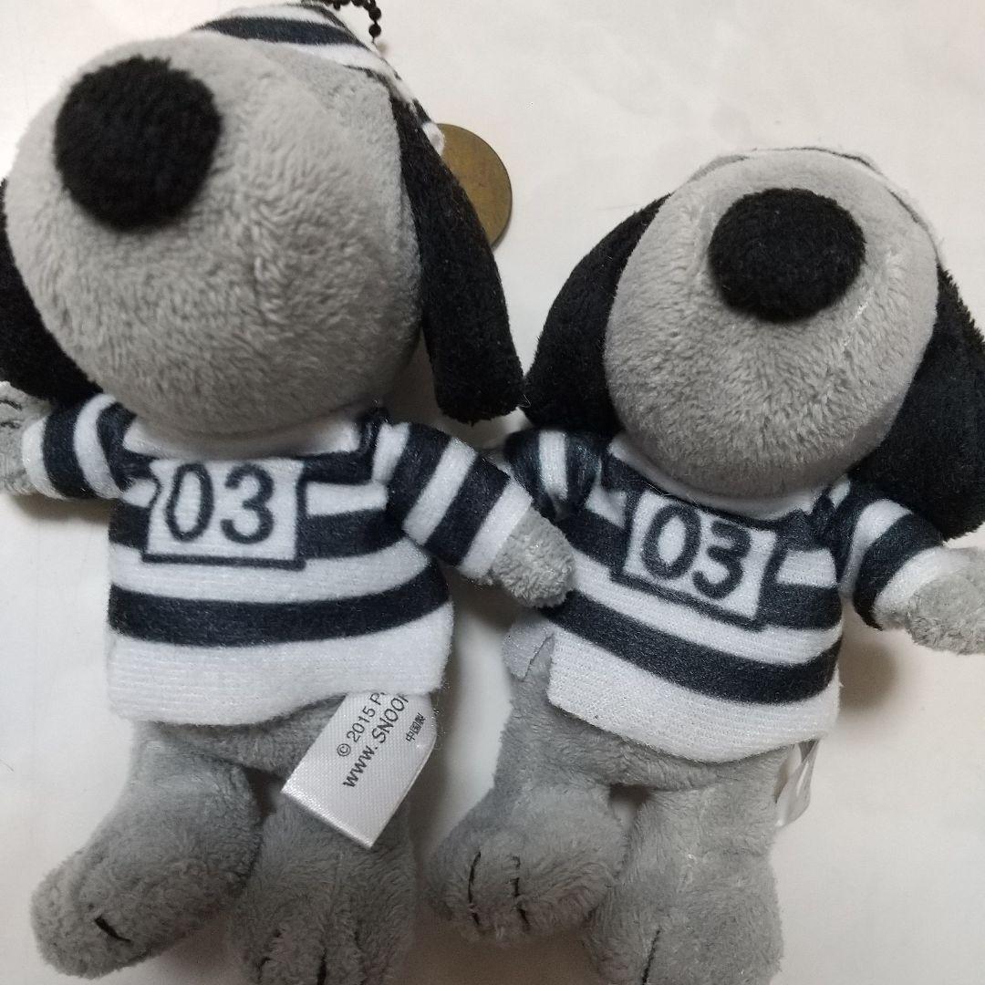 スヌーピー 囚人服 ぬいぐるみ　 USJ　ハロウィン　ユニバ　セット