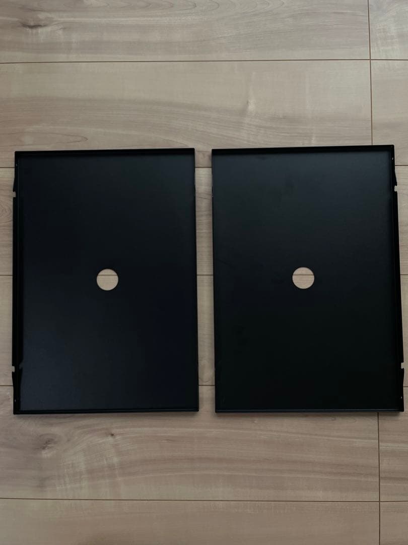 【週末限定】雪峰祭2024秋限定　ステンレストレー1ユニット ブラック2枚セット