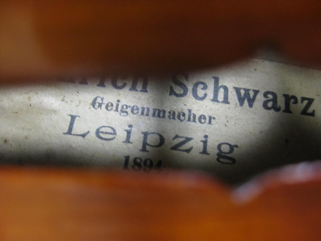 【モダンドイツ】 Heinrich Schwarz ca.1900 バイオリン
