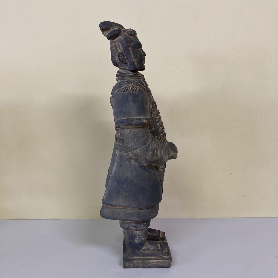 E4 兵馬俑 置物 オブジェ 始皇帝 始皇帝陵 秦の始皇帝 将軍 武官 中国骨董