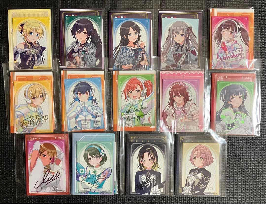 アイドルマスター　くじ　シャイニーカラーズ　アクリルスタンド　全28種　招待状