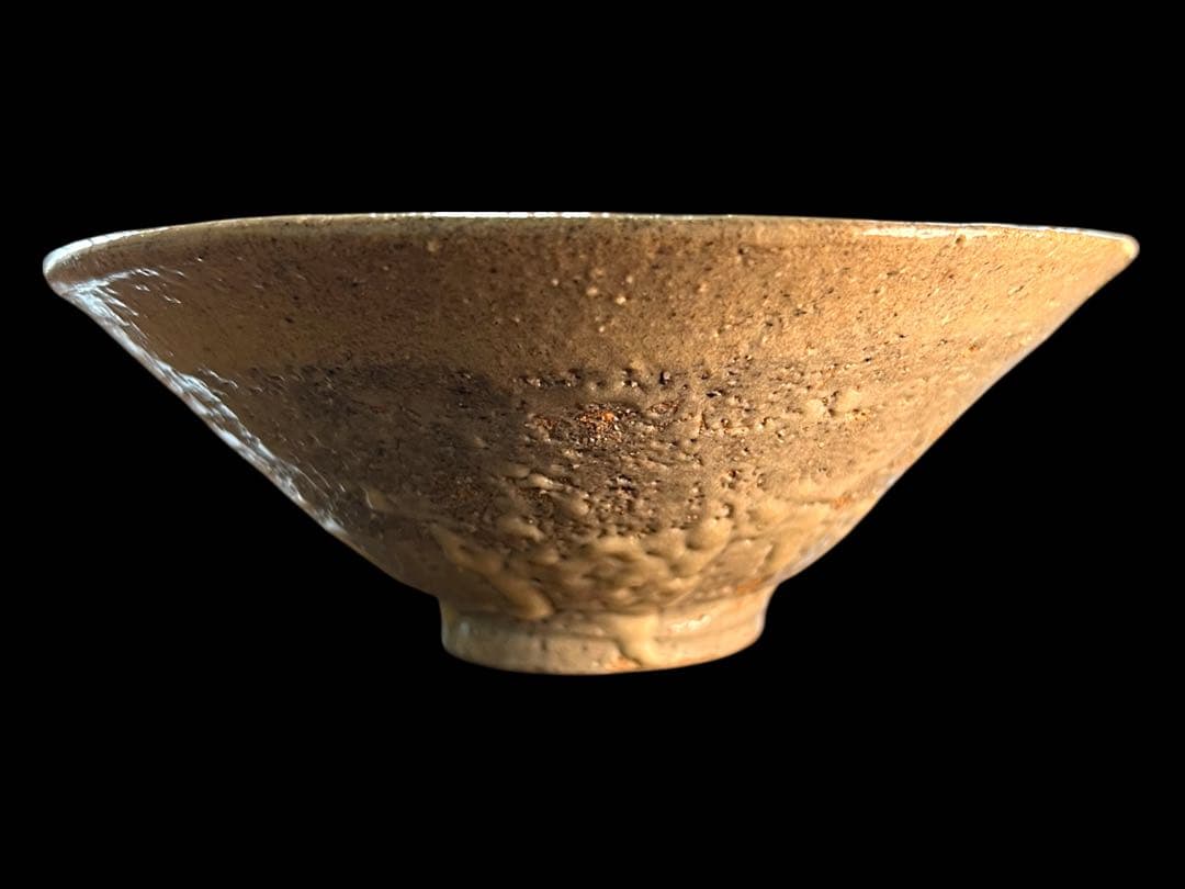 《極美品》茶道具 韓国人間文化財 池順鐸 高麗茶碗 平茶碗 茶碗 共箱 栞付