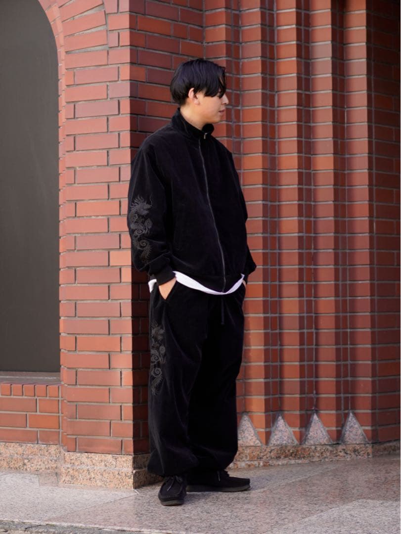 GOLD ベルベット スカトラックジャケット スカトラックパンツ セットアップ