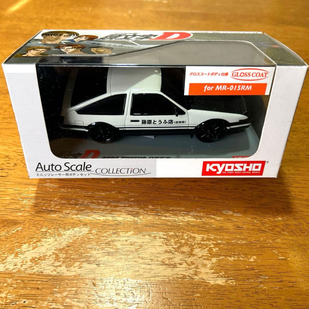 新品 未使用　京商 頭文字D AE86トレノ カーボンボンネット仕様