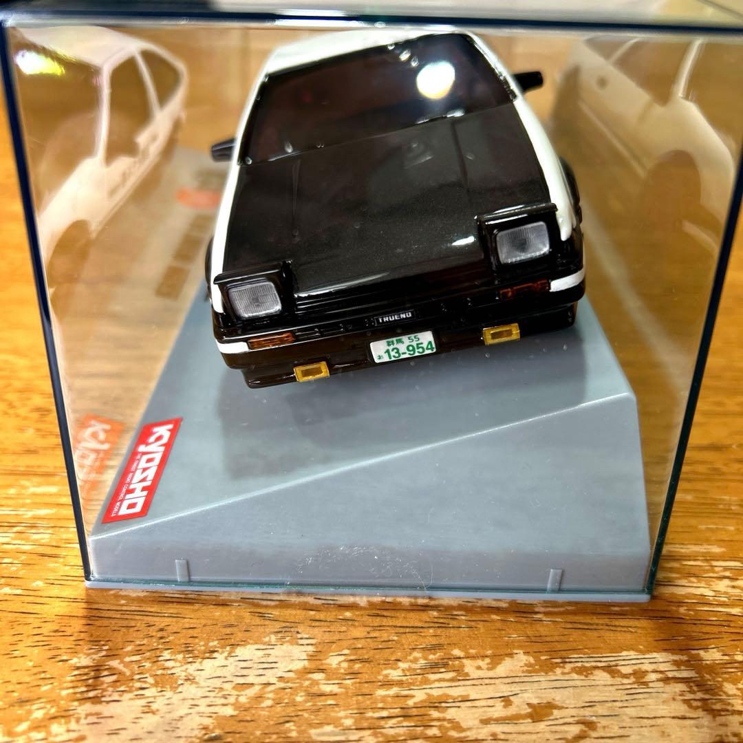 新品 未使用　京商 頭文字D AE86トレノ カーボンボンネット仕様