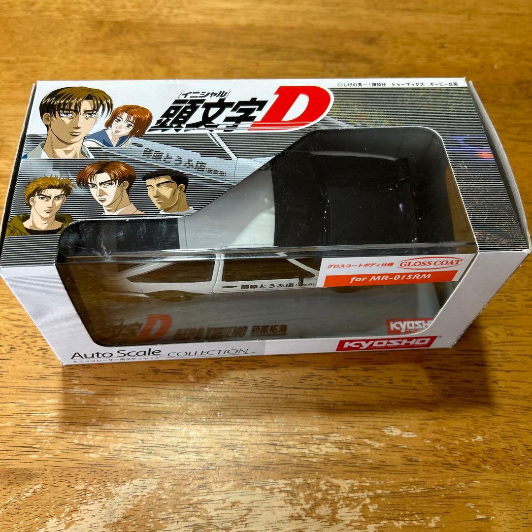 新品 未使用　京商 頭文字D AE86トレノ カーボンボンネット仕様