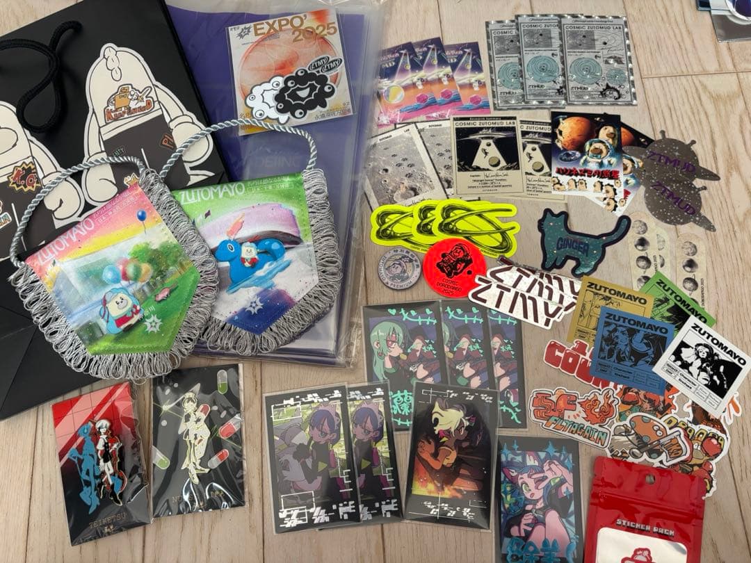 ずとまよ　グッズセット　ステッカー　ピンバッチ　チェキ