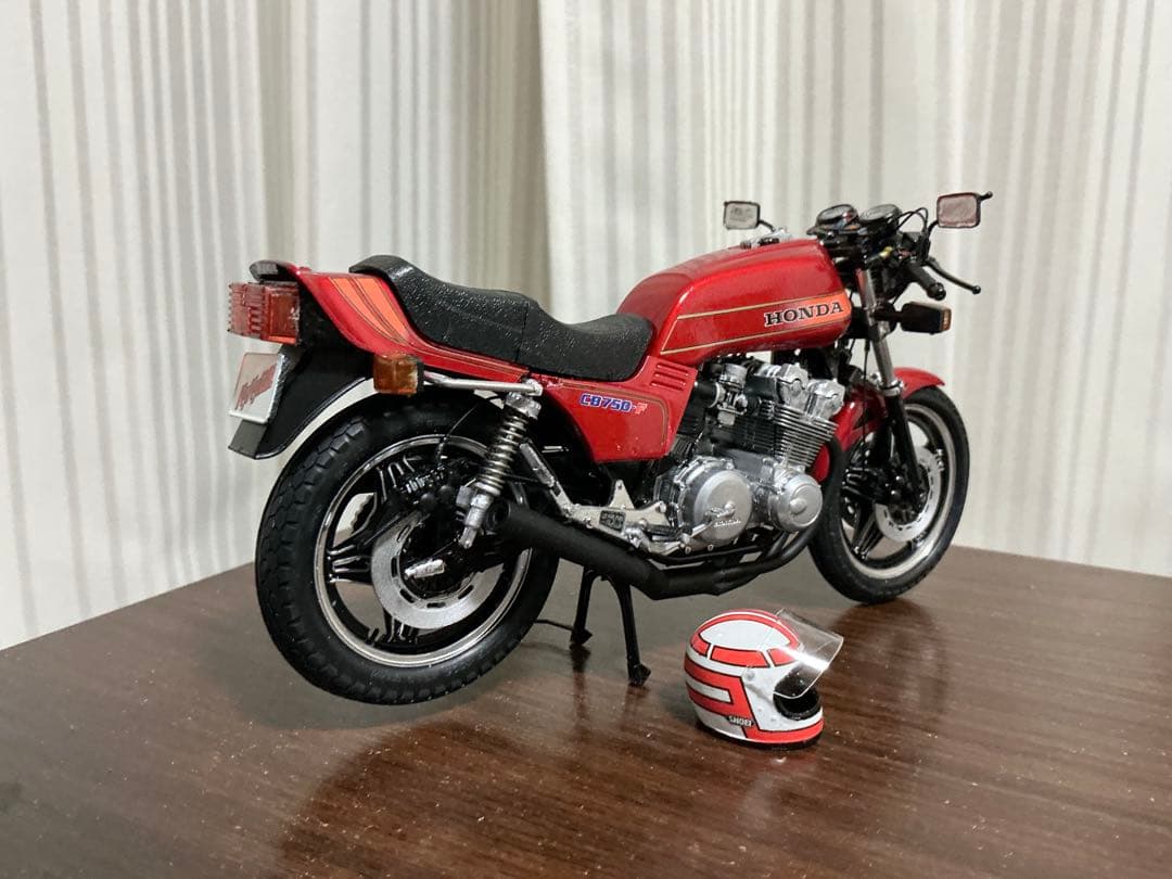 バリバリ伝説 巨摩郡CB750F 1/12プラモデル完成品