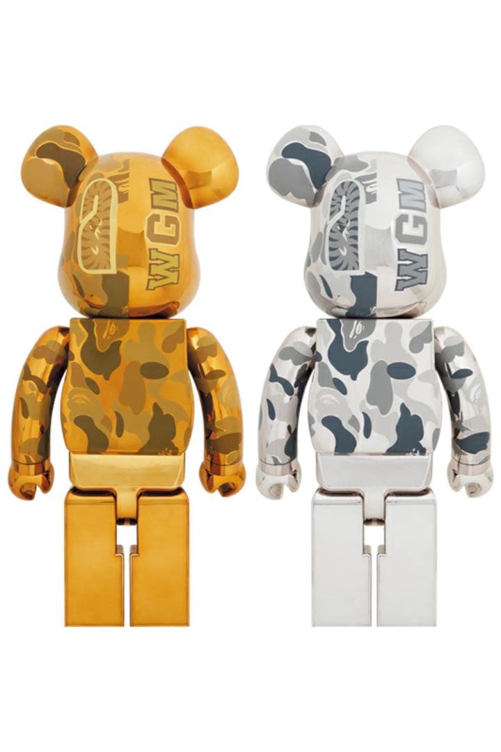 BE@RBRICK BAPE®︎ CAMO SHARK  1000% 2体セット