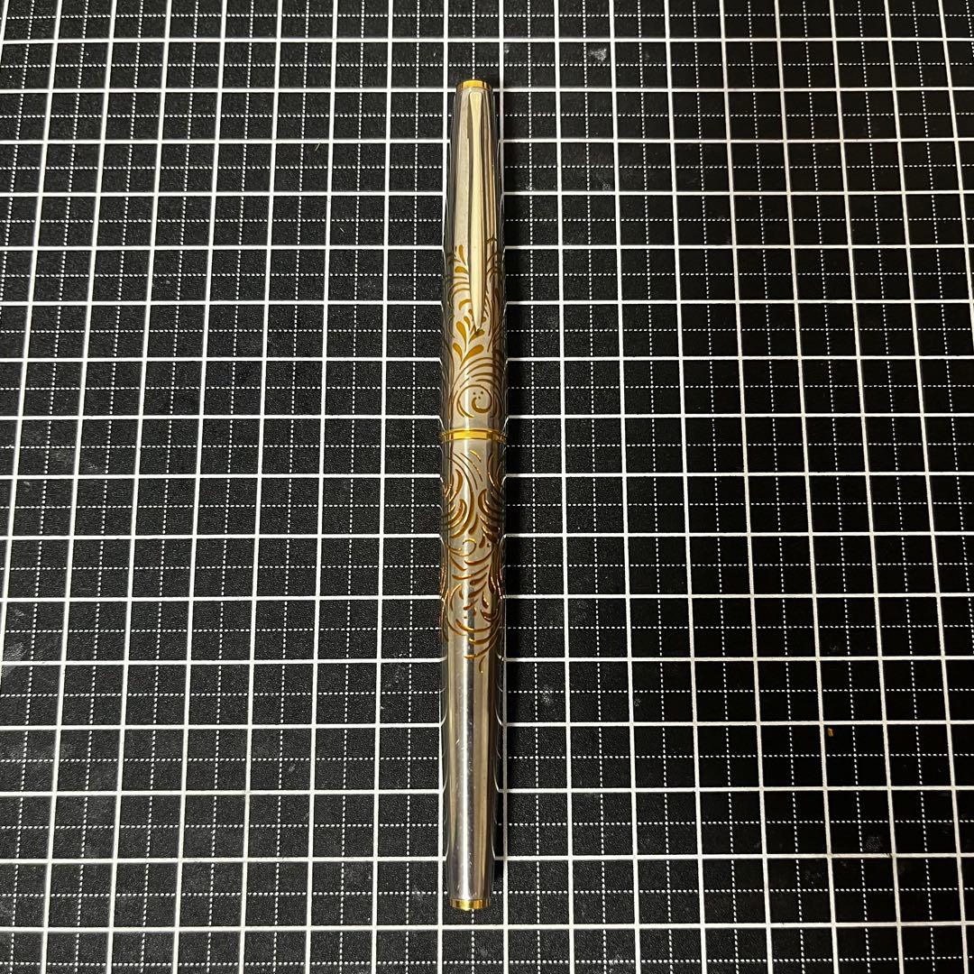 パイロット 万年筆 レディ 唐草模様 アイボリーカバー F