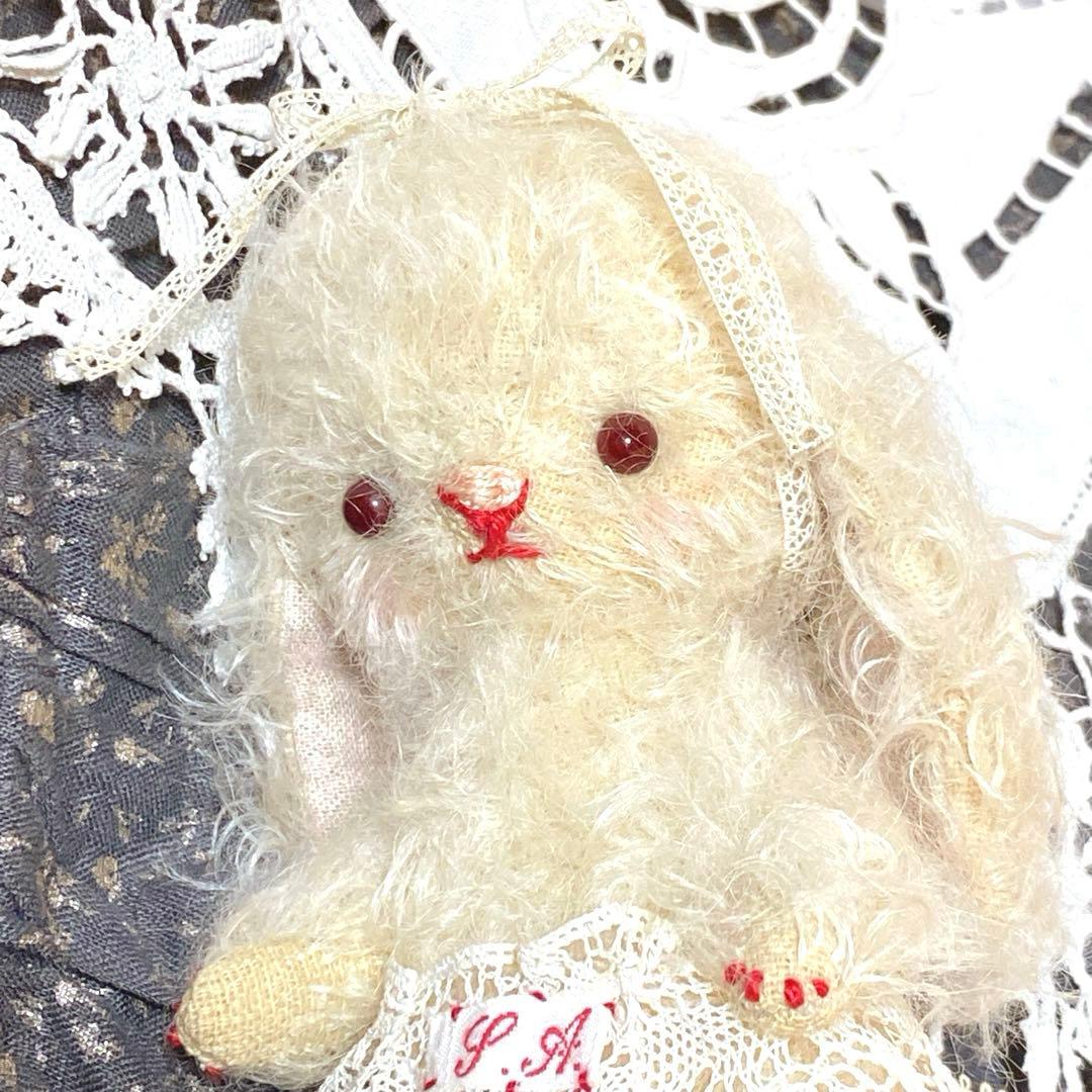 テディベア ハンドメイド ai bear 14.5㎝ うさぎ ロップイヤー 作家