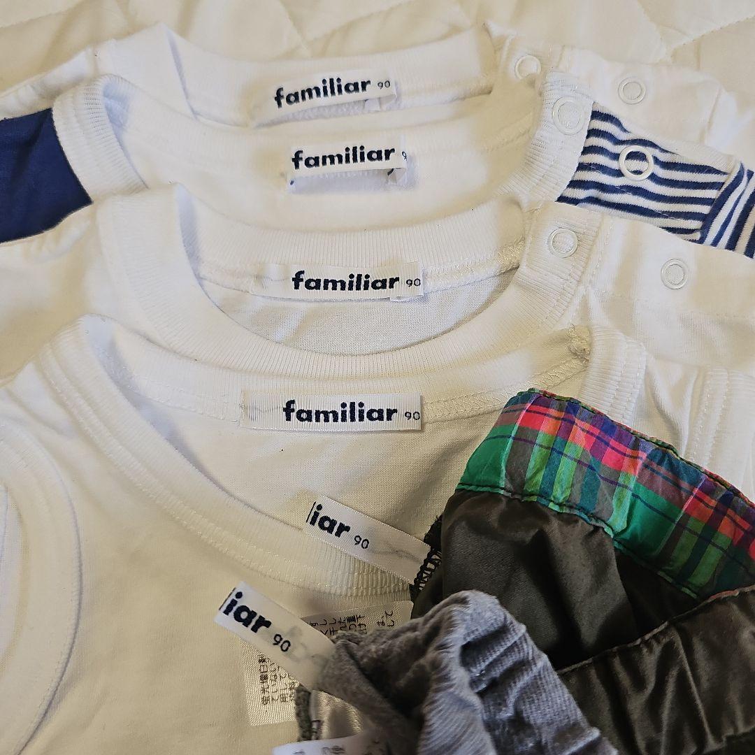 ファミリア familiar 90 おはなしTシャツ ショートパンツ 6点セット