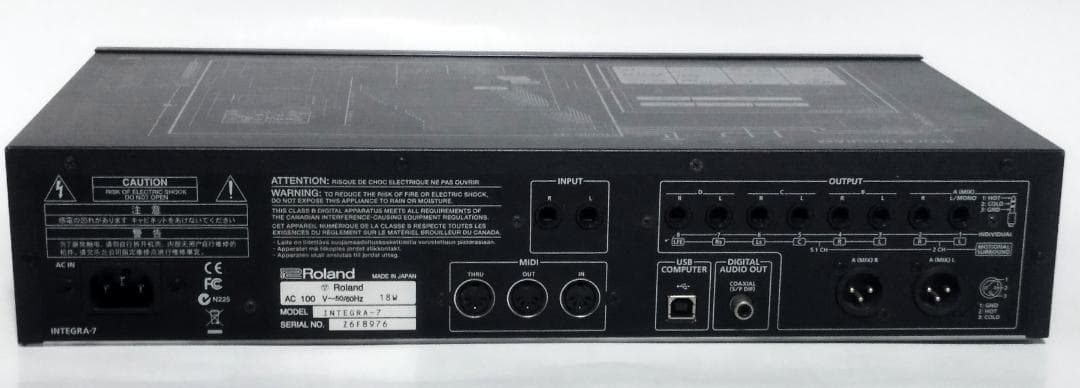 Roland INTEGRA-7 元箱 全付属品付 SuperNATURAL音源