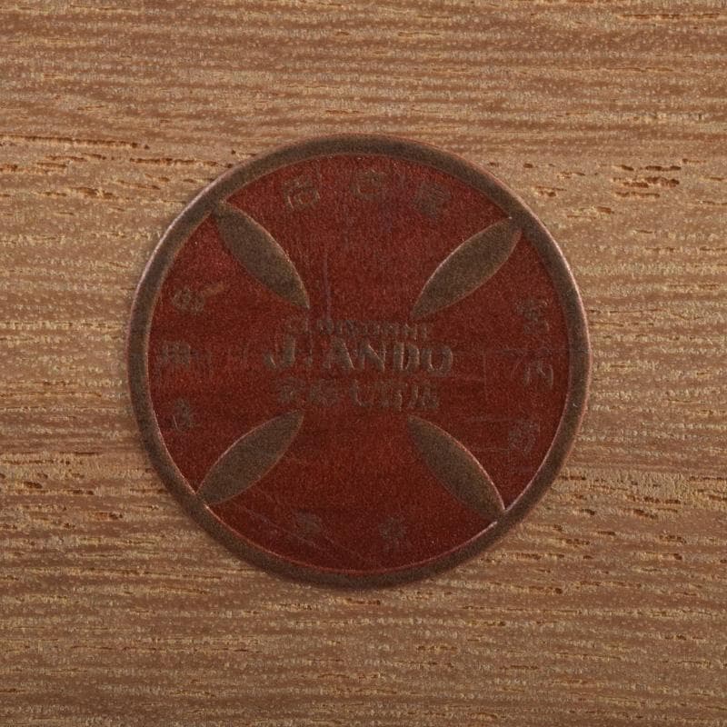 七宝焼　安藤七宝店　富士図　煙草入　煙草盆　共箱　V　7977