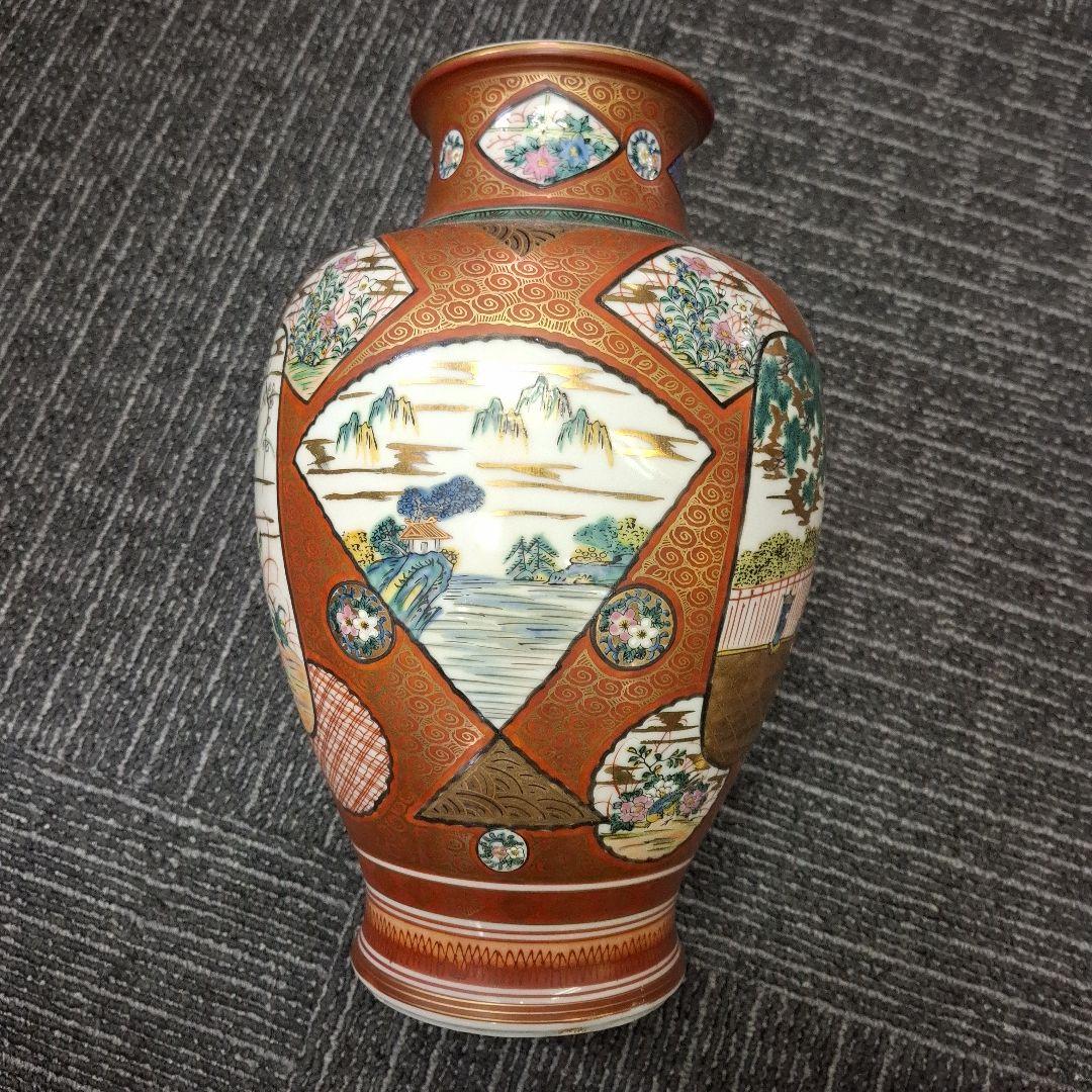 九谷焼金襴手大花瓶