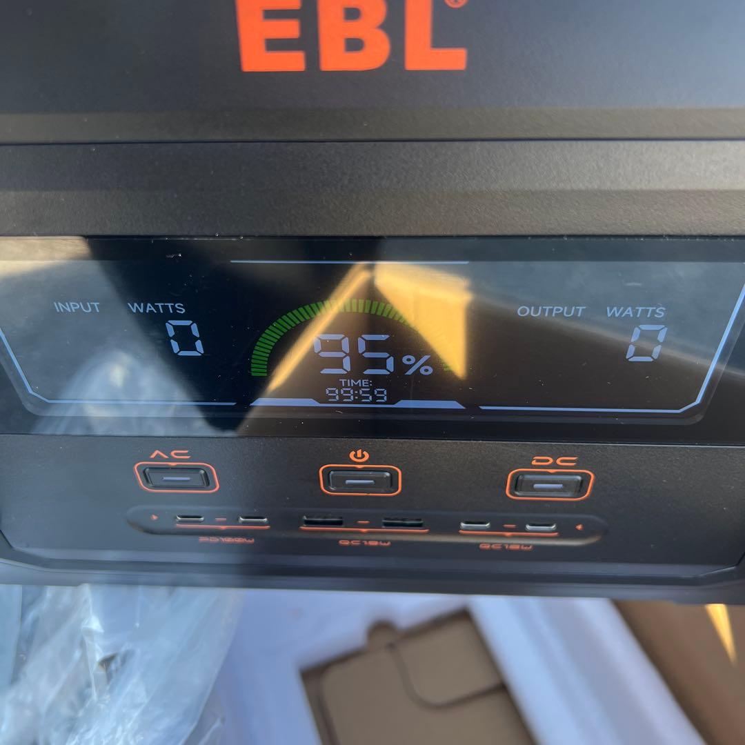 EBL T1 PRO ポータブル電源 2200W 1126.4Wh