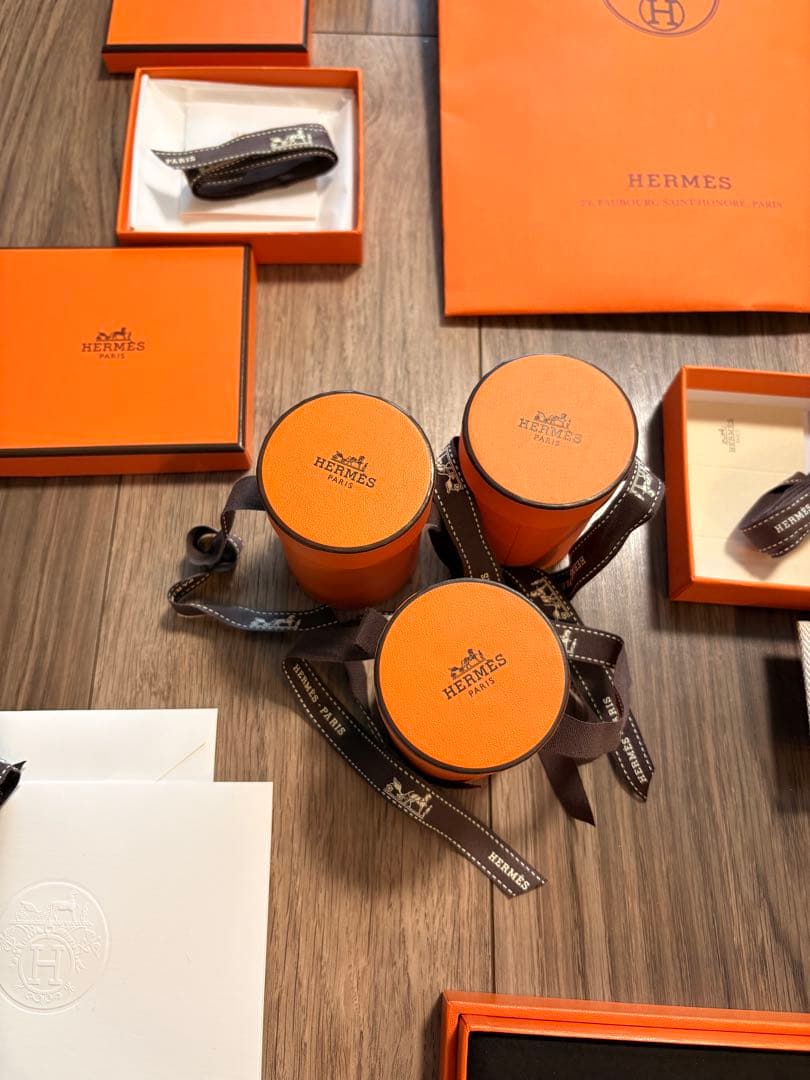 HERMES ショッパー　ギフト包装用アイテム セット
