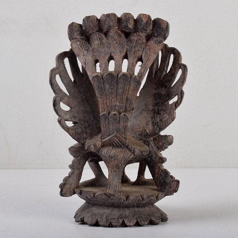 バリ島　インドネシア　木彫　ガルーダ像　置物　N　8580
