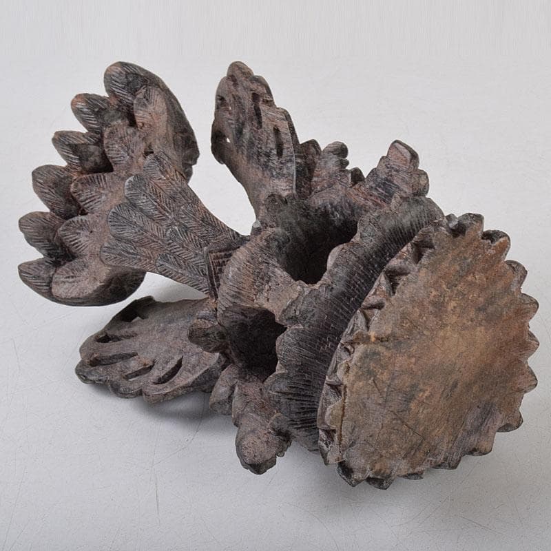 バリ島　インドネシア　木彫　ガルーダ像　置物　N　8580