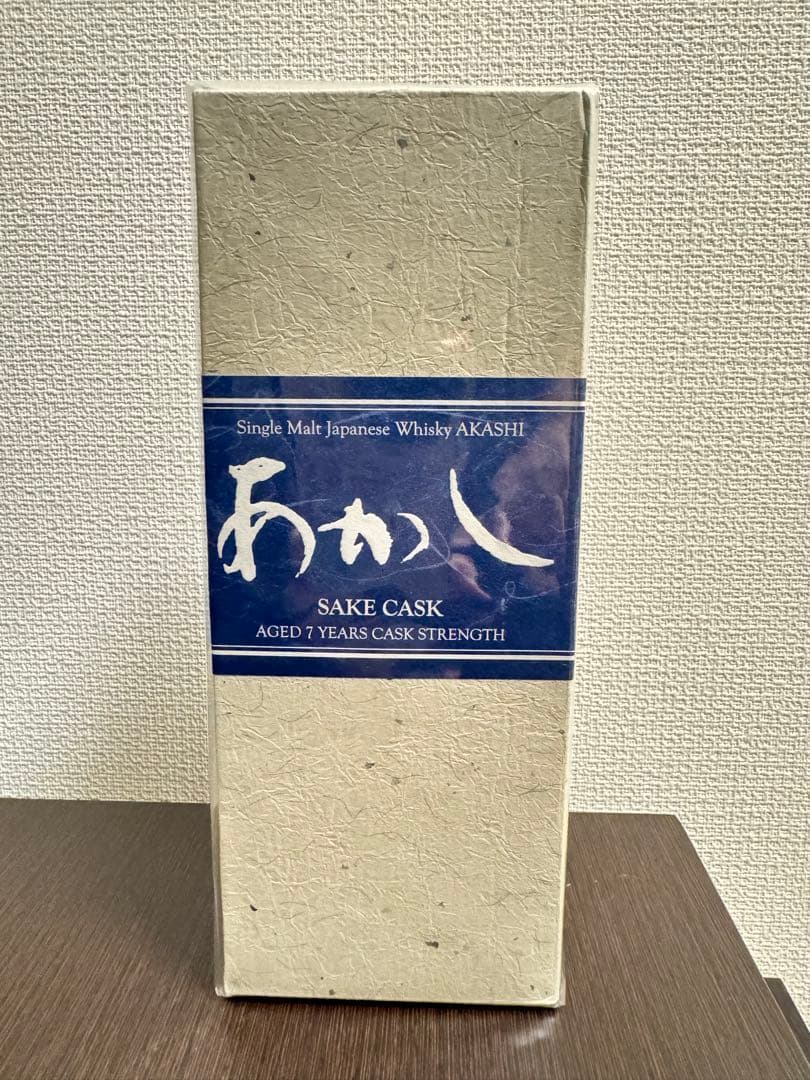 江井ヶ嶋酒造 あかし SAKE CASK 7年 61度　500ml