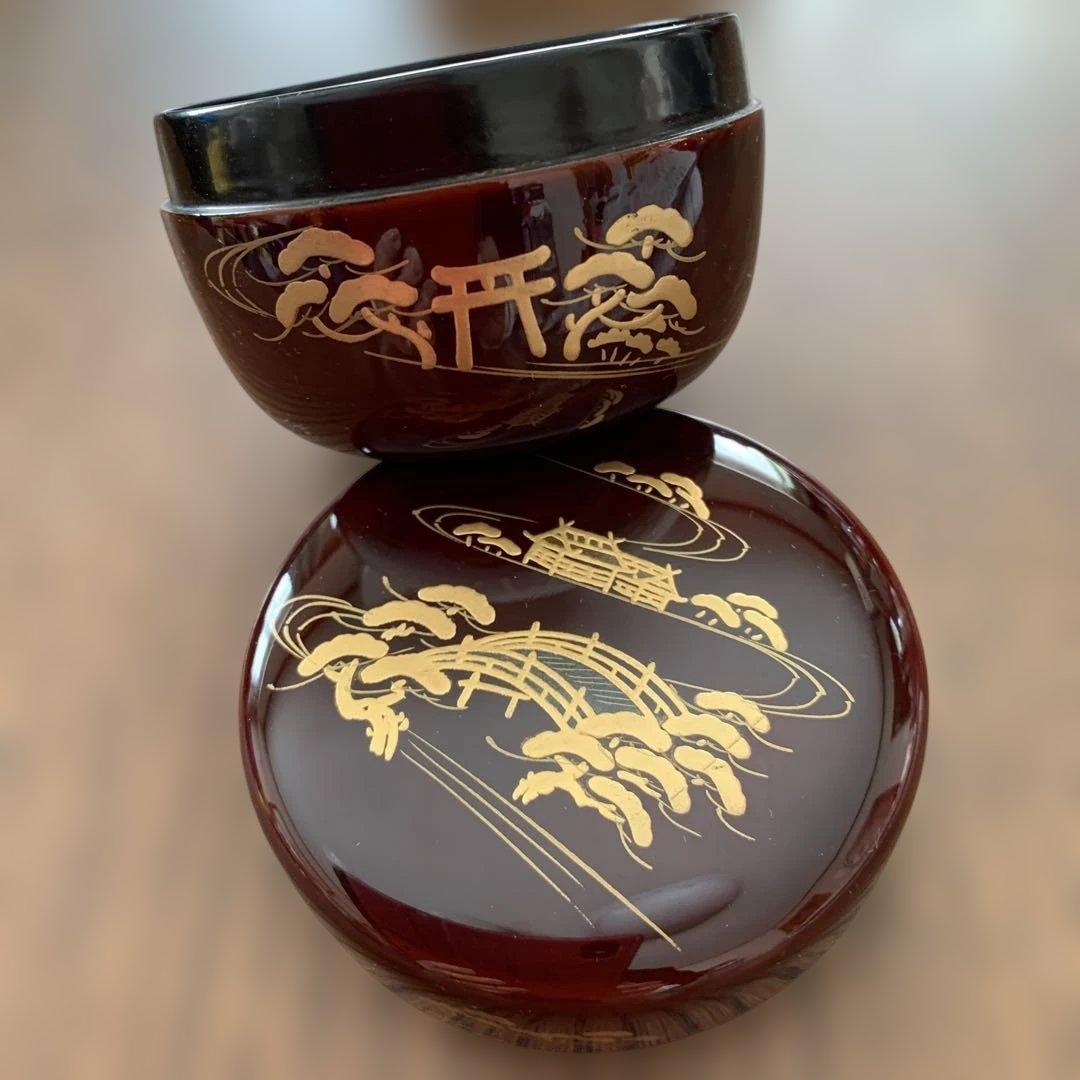 木製漆塗⭐️金蒔絵⭐️棗⭐️新品未使用