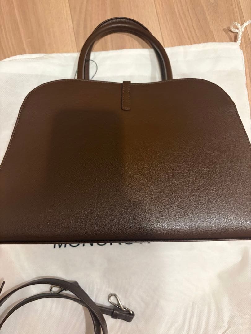 【未使用】MONOROW BLANC MEDIUM BURGUNDY BROWN