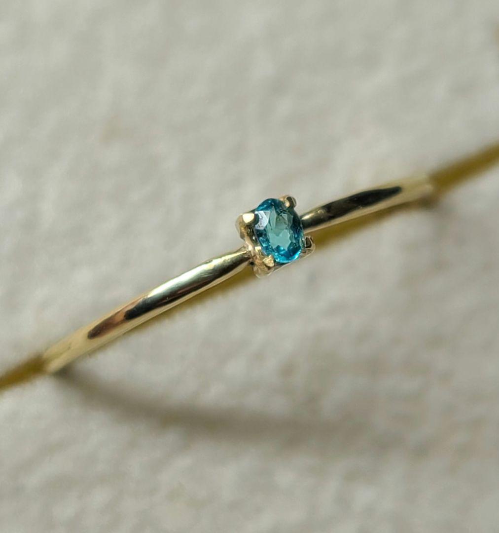 はなはな★ブラジルバターリャパライバトルマリン★リングオーダー