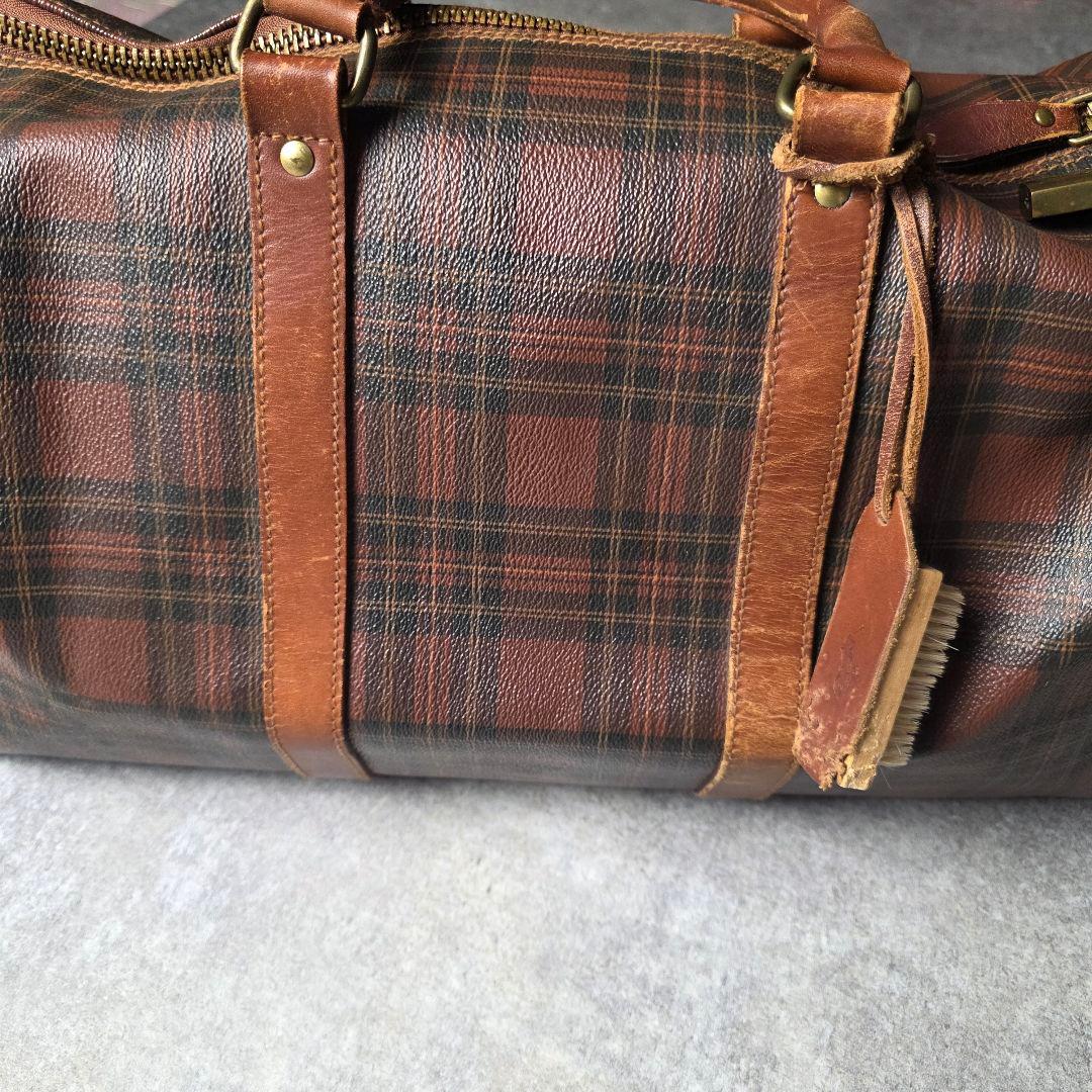 POLORALPHLAURENラルフローレン2wayボストンバッググレンチェック