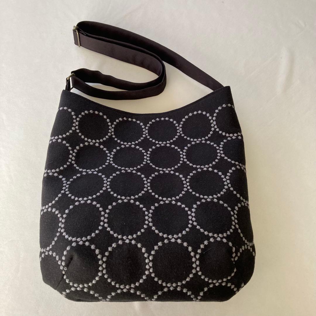 ミナペルホネン　生地使用　ワンショルダーバッグ　ハンドメイド