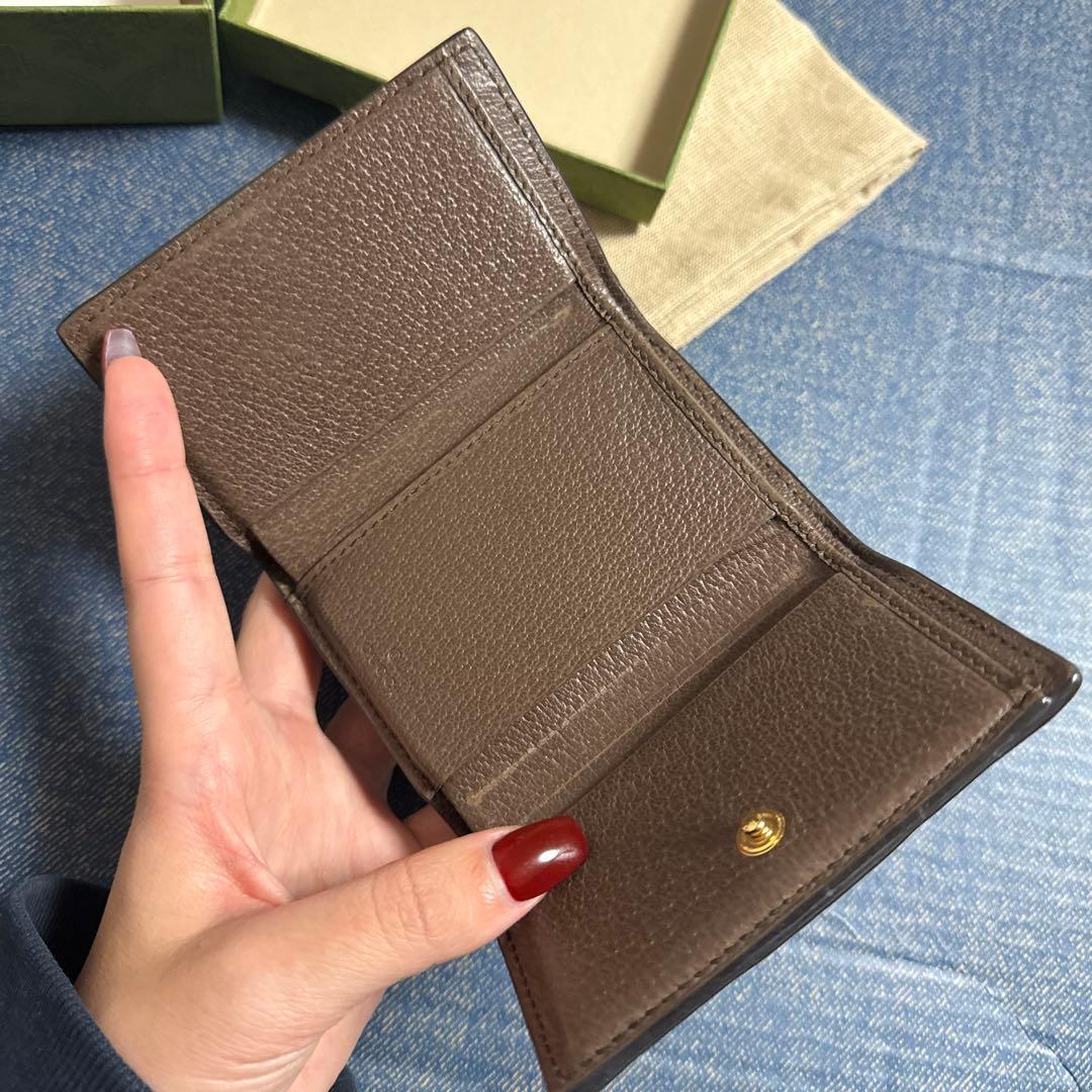 GUCCI グッチ 三つ折り財布 Ophidia オフィディア