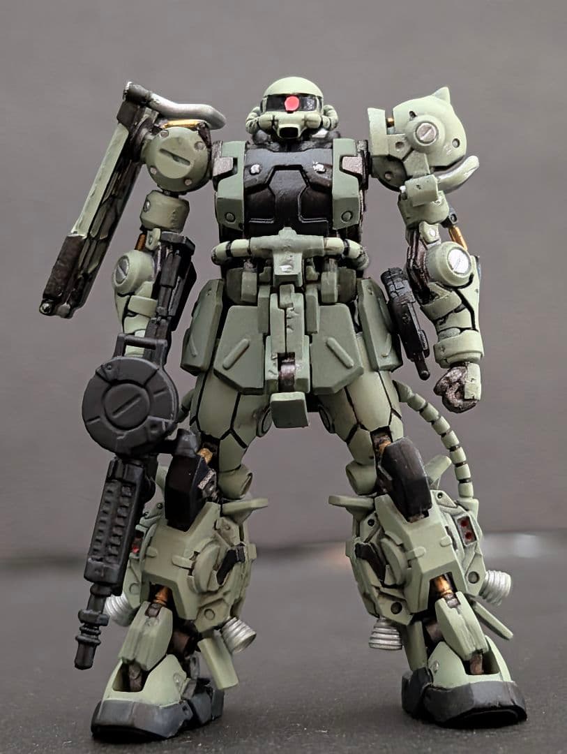 ガンダムアーティファクト 高機動型ザクII 量産型カラー 塗装 ガンプラ 完成品