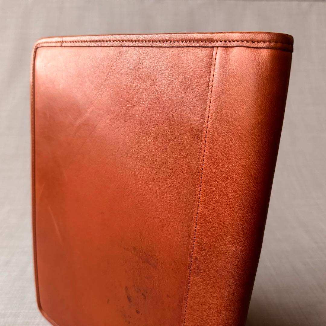 COACH コーチ レザー ドキュメントケース ブラウン