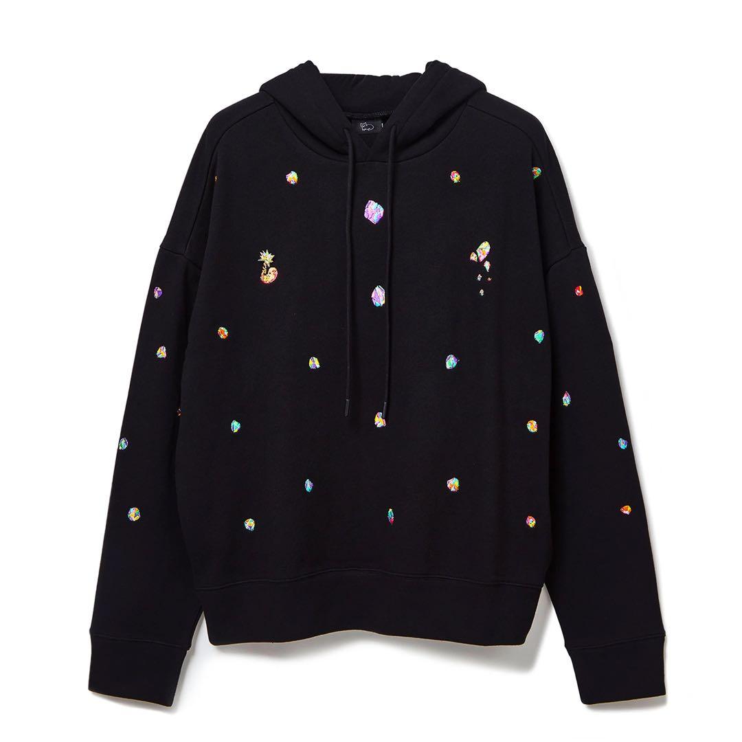 米津玄師　宝石パーカー　黒　Lサイズ