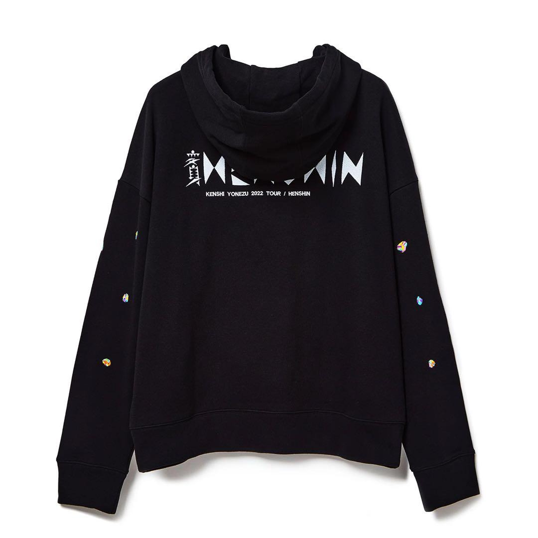 米津玄師　宝石パーカー　黒　Lサイズ