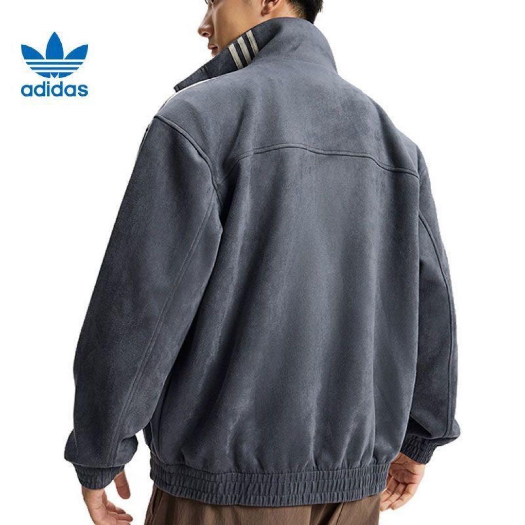 アディダス 中国限定 蛇年トラックジャケットダークグレー S