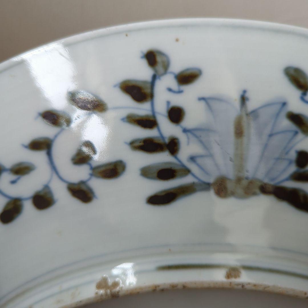 【ヘタウマ】金魚【古伊万里】大皿【色絵】