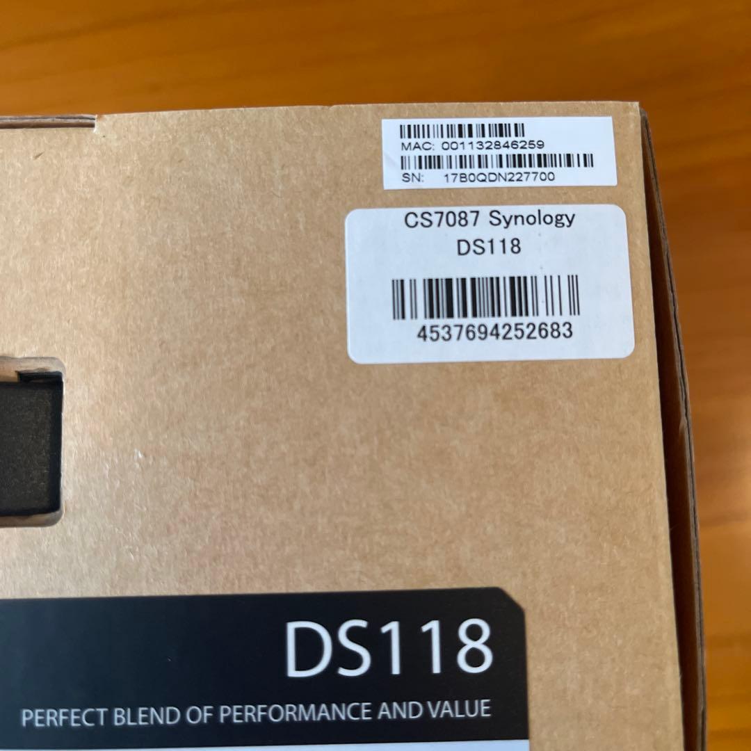 外付けハードディスク・ドライブ Synology DS118 NAS