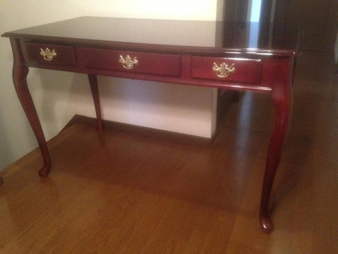 ソフィー専用アンティーク調猫足デスク西洋っぽいイギリスっぽいテーブル