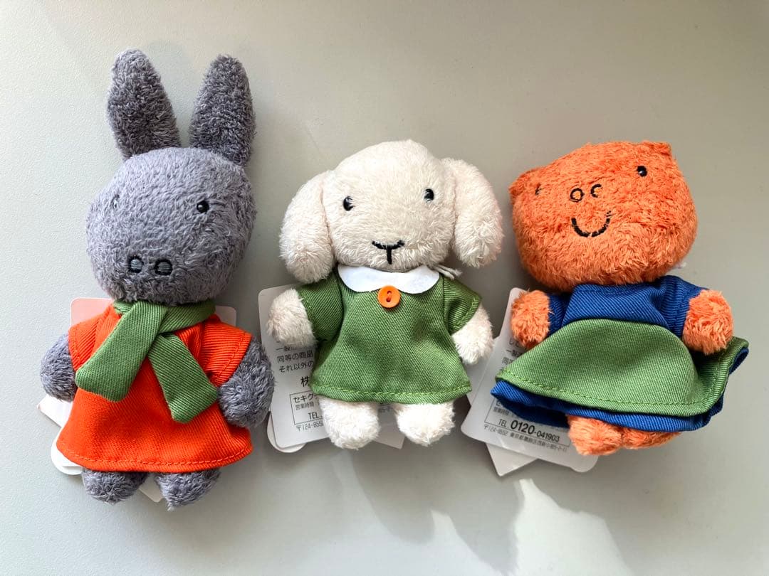 ディックブルーナ ミニドールコレクション 3体セット セキグチ製 新品 ラスト