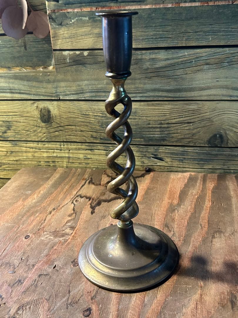 キャンドルホルダー アンティーク 年代不明