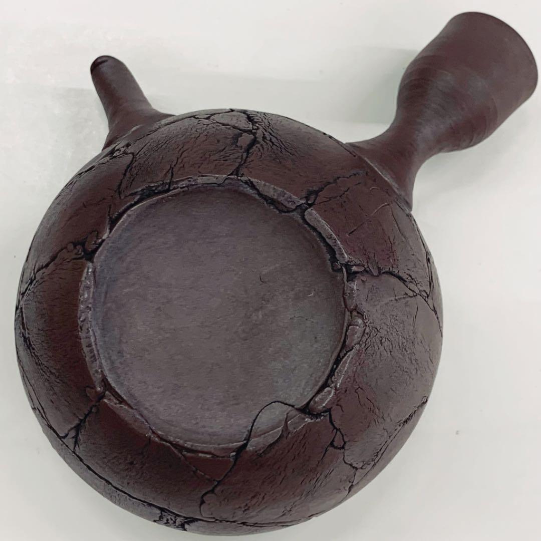 【茶注30      万古焼　切張り急須2】清水洋　共箱