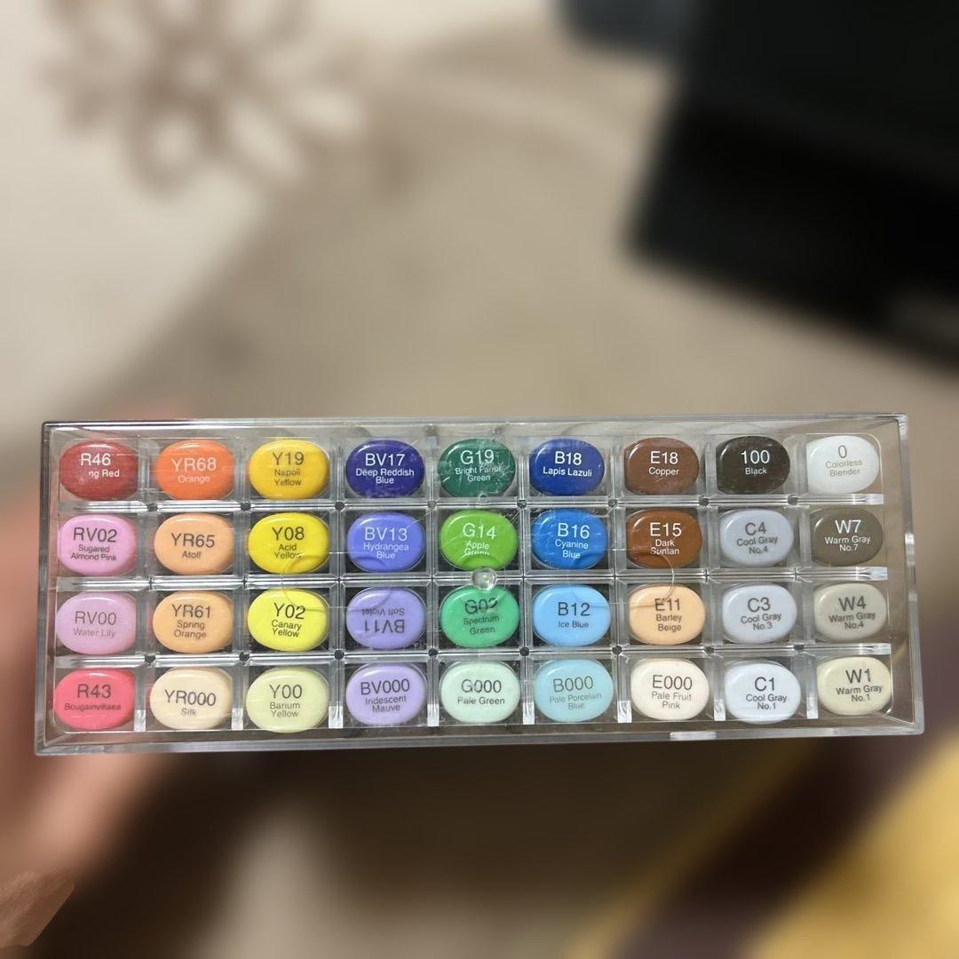 【最終値下げ‼️】コピックスケッチ BASIC36COLORS ＆ バラ色セット