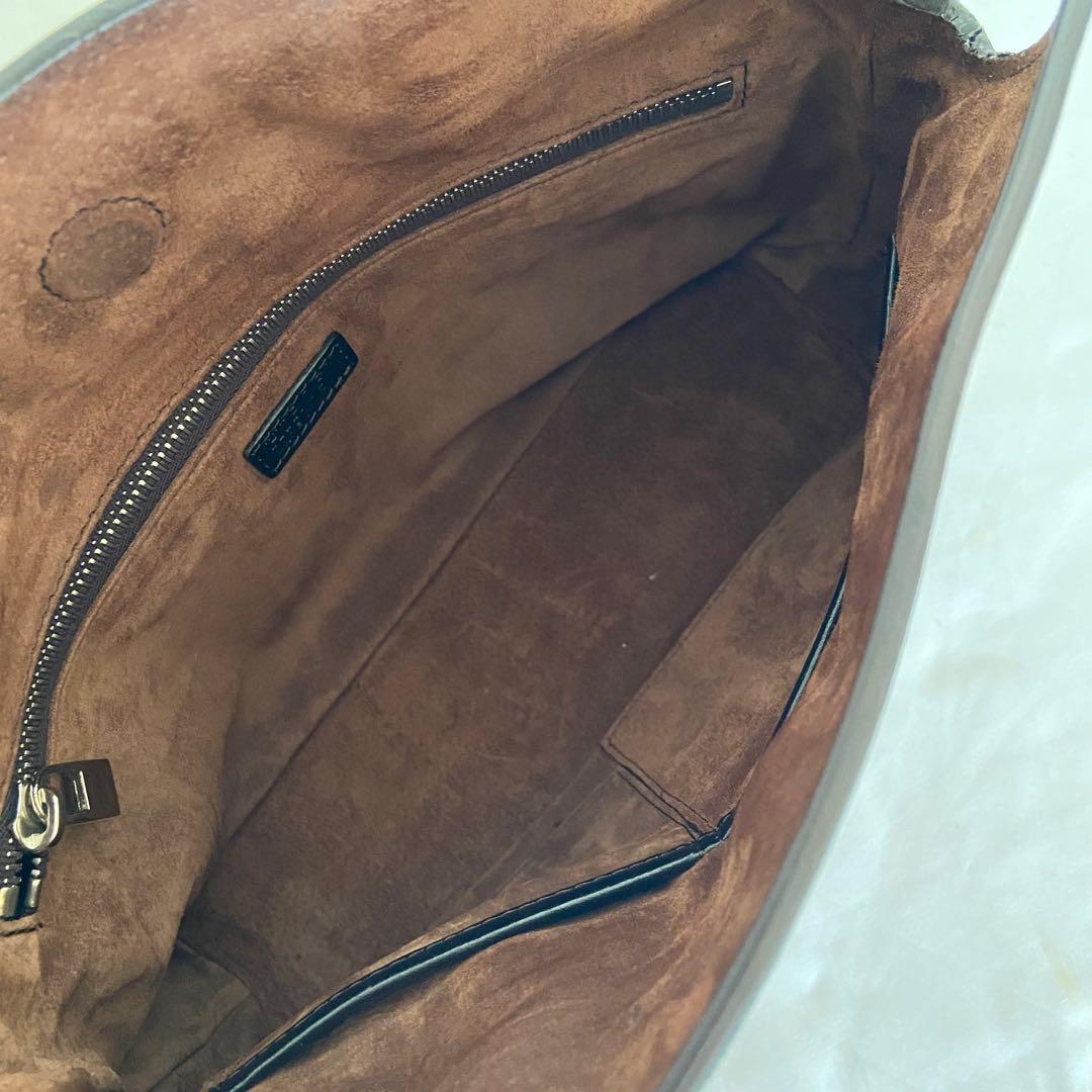 HIROFU ヒロフ ベリーナ 本革 レザー フォーマル バッグ 黒 希少