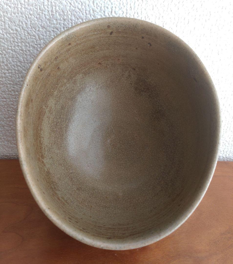 【高麗・李朝・朝鮮】高麗青磁茶碗　古陶　象嵌菊花文　雲鶴狂言袴