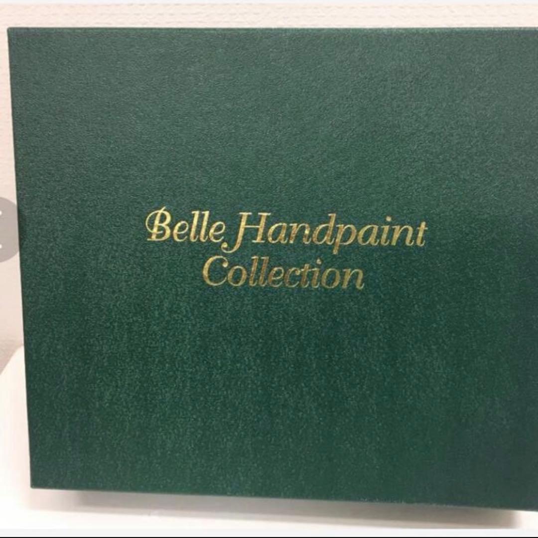 希少Belle handpaint collection高杯ワイングラス5客桐箱